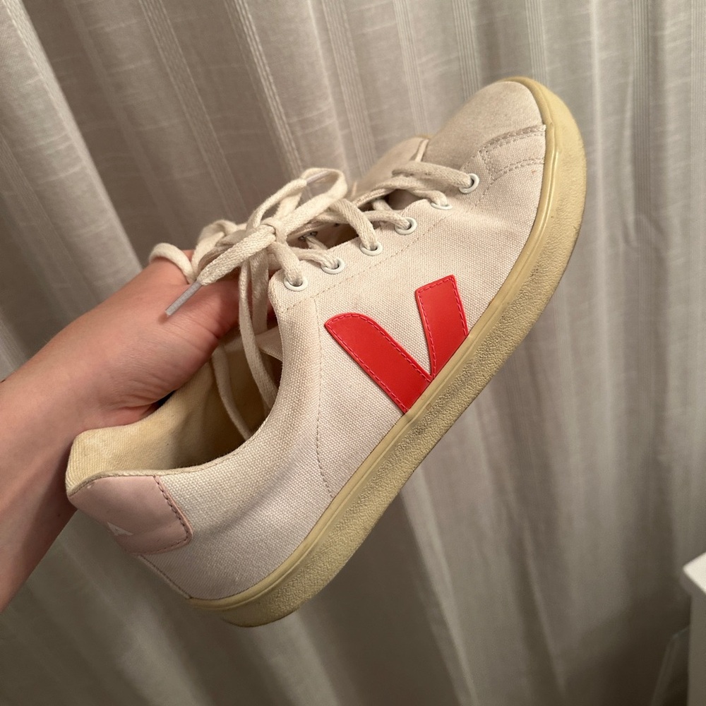 Veja Campo Pink White Sneaker Cotton 10